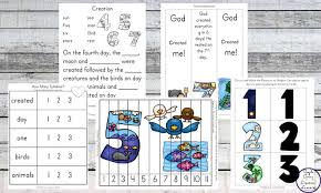 Free Days Of Creation Printable Pack Simple Living Creative Learning