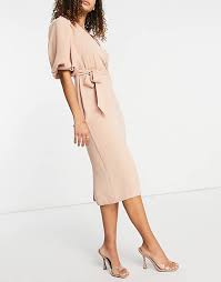 © 2018 change healthcare llc and/or one of its subsidiaries. Asos Design Midi Wickelkleid Mit Taillenschnurung In Rosa Asos