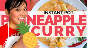 Chicken and pineapple curry recipe. Instant Pot Pineapple Chicken Curry Easy Kid Approved Dairy Free