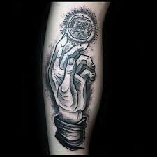 Keep staying safe out there! 40 Esoteric Tattoos For Men Obscure Design Ideas