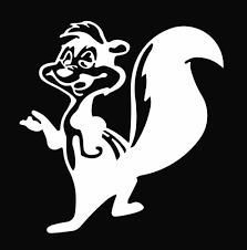 The character has been removed in modern warner bros. Pepe Le Pew Die Cut Vinyl Decal Sticker Texas Die Cuts