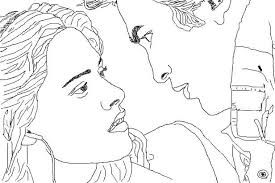 Twilight Bella And Edward Coloring Page Super Coloring Pages Coloring Pages Descendants Coloring Pages