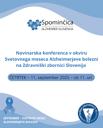 Novinarska Konferenca V Okviru Svetovnega Meseca Alzheimerjeve Bolezni Na  Zdravniski Zbornici Slovenija