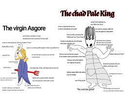 Pale King And Asgore Have A Lot In Common But Only One Is A Chad Hollowknightmemes In 2020 Hollow Art Hollow Night Knight