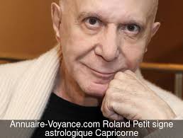 Roland Petit Thème Astral Roland Petit Carte du ciel né le dimanche 13  janvier 1924 à Villemomble