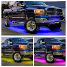 Ledglow 6pc Million Color Smd Led Wireless Truck Underbody Underglow Lighting Kit Walmart Com Walmart Com