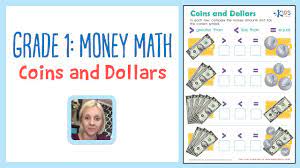 Some of the worksheets for this concept are identifying coins and their names, grade 2 counting money work, grade one saving money, money basics, money, exploring money, sample work from, counting money coins. Grade 1 Money Math Coins And Dollars Worksheet Kids Academy