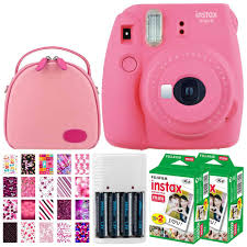 This camera is a pretty common type of disposable camera. Photo4less Fujifilm Instax Mini 9 Instant Camera Flamingo Pink