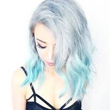 Wengie On Instagram My Latest Hair Adventure With Clare And Shaun Englishhair Absolutely Love It In Blue Ombre Hair Wengie Hair Hair Color Remover