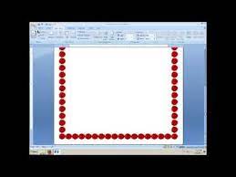 How To Put Border Art Microsoft Office Word Youtube