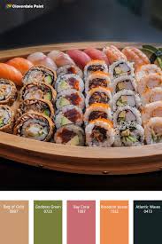 Sushi Colour Palette Fresh Food Food Food Sharing
