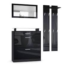 Eine moderne einrichtung glänzt mit hochglanzmöbeln, puristischem design und modernen features wie led. Nancy S Pottsville Wardrobe Shoe Closet Wall Cabinets Halmeubel With Coat White Wardrobe Set Les Plus Beaux Meubles 1 En Meubles Nancy Homestore