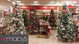 Christmas home decorations in uk at tjc. Macy S Christmas Decorations Trees Decor Shop With Me Shopping Store Walk Through 4k Youtube