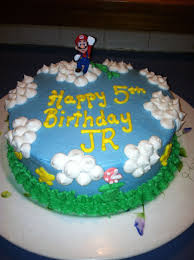 This was an easy cake to make that looks super impressive! Super Mario Cake Buttercream Only Used The Viva Paper Towel Method To Smooth Out The Buttercream Super Mario Cake Mario Cake Mario Birthday Cake
