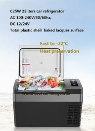 This compressor operates at high pressures and can wear out or fail, requiring replacement. 25l Ac Dc12v24v Car Refrigerator Portable Camping Picnic Outdoor Compressor Deep Freezer Mini Fridge Cooler Ice Box Travel Home Refrigerators Aliexpress