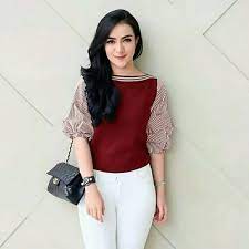 *menjual blouse wanita design terkini. Jual Baju Atasan Wanita Kemeja Wanita Terbaru Blouse Wanita Di Lapak Desain Apik Bukalapak
