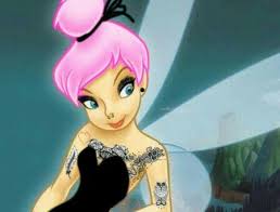 Pink Haired Tattooed Tinkerbell Punk Disney Princess Punk Disney Emo Disney