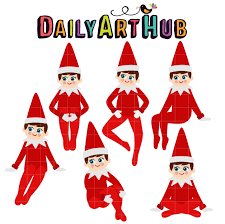 You can use these elf on the shelf clip arts for your website, blog, or share them on social networks. Elf In The Shelf Clip Art Set Daily Art Hub Free Clip Art Everyday