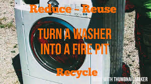 How to dryer washing machine drum fire pit. Turn An Old Washing Machine Drum Into A Fire Pit Part 1 Youtube