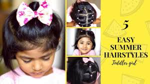 Next, the stylist proceeds to expertly cut off large chunks of hair to form each layer. 5 Easy Indian Summer Hairstyles For Short Hair Toddler Hairstyles Cute Quick Youtube