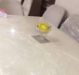 White Polished Finish Artificial Onyx Marble, For Countertops, Slab