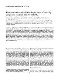 Flashcardsecrets.com has been visited by 10k+ users in the past month Blindness In Schoolchildren Importance Of Heredity Congenital Cataract And Prematurity British Journal Of Ophthalmology