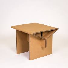 Need A Side Kick The Chairigami Side Table Is The Peanut Butter To Your Jelly The Milk To Yo Cardboard Furniture Cardboard Design Cardboard Furniture Design