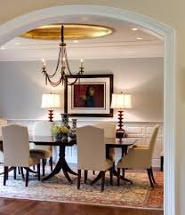 A dining room rug should have at least 24 inches of extra room on all sides of the dining table to allow enough space for guests to pull out chairs without tripping over the rug. Ultimate Persian Rug Size Guide For The Dining Room Catalina Rug