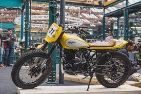 Herald Motor Co Baby Bayliss 250 The Bike Shed London Event Shot Courtesy Of Mj Studio Street Tracker Classic Bikes Vintage Bikes