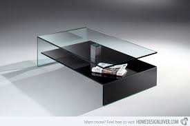 Safavieh modern glass loft coffee table in clear/grey. 15 Stylish Rectangular Glass Top Coffee Tables Home Design Lover Unique Coffee Table Design Modern Glass Coffee Table Wood Coffee Table Design