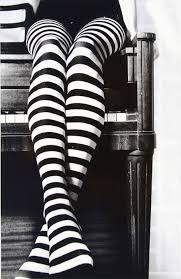 Black And White Striped Knee High Socks Black And White Striped Tights Leggings Or Knee High Socks I Need A Pair Black And White Tights Black And White Black N White