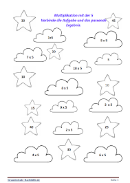 Einmaleins arbeitsblatt zum ausdrucken : 5er Reihe Arbeitsblatt