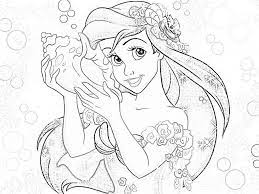 Disney Princesses Coloring Pages Ariel Coloring Home Mermaid Coloring Pages Disney Princess Coloring Pages Ariel Coloring Pages