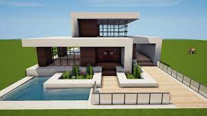 The beautiful thing about minecraft is how you gradually improve as a player, honing your craft two of the most popular building styles in minecraft are modern architecture and contemporary. Modernes Haus Mit Pool In Minecraft Bauen Tutorial Haus 168 Youtube