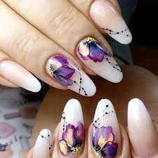Naklejki Na Paznokcie Motyl Kwiat Woda Manicure