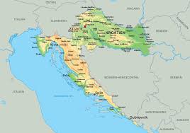 Besonders beliebt sind dubrovnik, split, rijeka, die halbinsel istrien sowie zagreb. Kort Kroatien Se Bl A Placeringen Af Zagreb Eller Dubrovnik