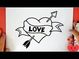 رسم قلب حب مجروح للمبتدئين رسم سهل تعليم الرسم للمبتدئين رسومات سهله بالرصاص youtube in 2021 butterfly drawing cool drawings cute drawings