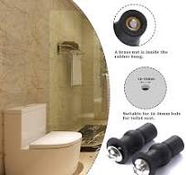 Expansion Screw Toilet Seat Top Fix Seat Hinge Hole Fixings Well Nut Screw  Rubber Backto Wall Toilet Cover Accessories