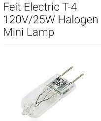 NEW! RadioShack T4 Feit Electric 25W Halogen G8 Lamp 2720014 *FREE  SHIPPING* | eBay