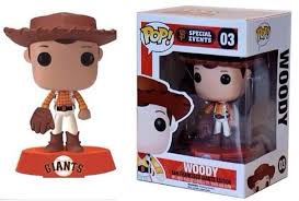 Pop Special Events Woody With Baseball Glove On Giants Base Funko Pop Toy Story Funko Pop Toys Disney Pop