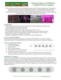 Ceramic metal halide (cmh)/light emitting ceramics (lec). Lgm550 And Lgm660 Led Grow Lighting Led Grow Master