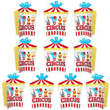5 out of 5 stars (3,288) $ 16.00. Amazon Com Big Dot Of Happiness Carnival Step Right Up Circus Table Decorations Carnival Themed Party Fold And Flare Centerpieces 10 Count Toys Games