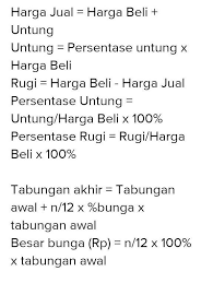 Maybe you would like to learn more about one of these? Aritmatika Sosial Adalah Siswapelajar Com