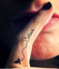 Team up your choice of a cancer ribbon tattoo along with an uplifting and a meaningful quote. 28 Finger Tatto Ideas Tattoos Love Tattoos Cool Tattoos
