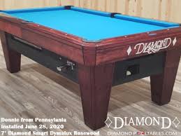 We have the knowledge and experience to assist you wtih determining the your table will be installed professionally by diamond certified installers and not a local installer trying their best. Diamond Smart Pool Table