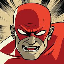 Maybe you would like to learn more about one of these? Comic Superhero In Red Mask Clipart Image