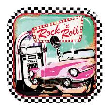 Es stehen 2995 rock n roll party auf etsy zum verkauf, und sie kosten im durchschnitt 5,84 €. Pappteller Rock N Roll Party 6er Pack Gunstig Kaufen Bei Partydeko De