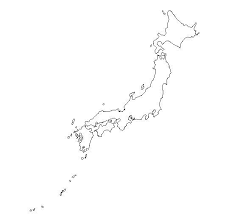Japan map black and white stock photos images alamy. Blank Outline Map Of Japan Schools At Look4