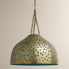 Brass bell shaped pendant lights. Fab World Market Finds The English Room Blog Bell Pendant Vase With Lights Pendant Lamp