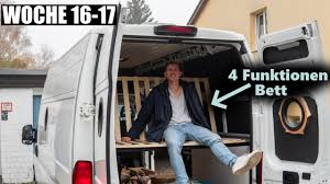 Ausziehbett kastenwagen / vw t4 umbau zum camper van 14 ausziehbares bett selber bauen lattenrost √ ausziehfunktion √ jetzt günstig online 218 x 104 x 86 cm (l x b x h) große ausziehbett mit. Wir Bauen Ein Multifunktionales Bett In Unseren Van Der Diy Camper Wird Langsam Ein Zuhause Youtube